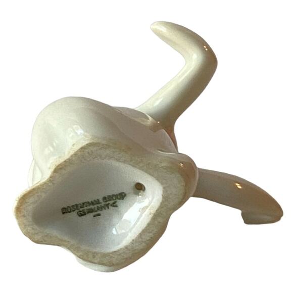 Rosenthal Rabbit 1930 German Art Deco Porcelain Art Sculpture Miniature White - Picture 9 of 10